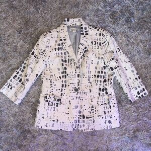 Coldwater Creek Linen Blend Blazer / Jacket